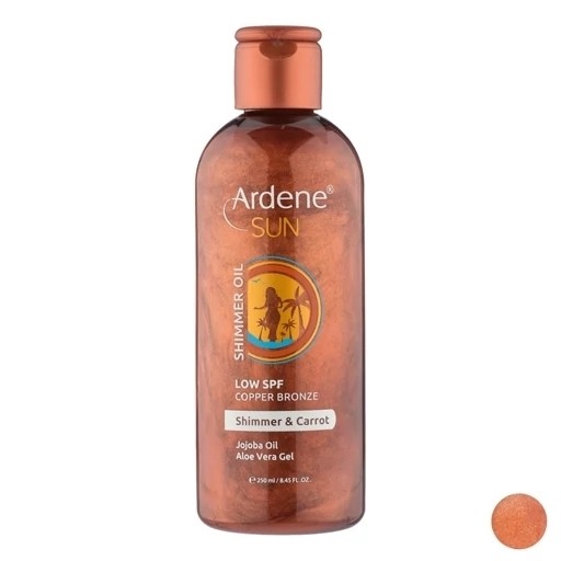 تصویر روغن آفتاب آردن سان حاوی اکلیل مدل Shimmer and Carrot حجم 250 میلی لیتر( ارسال رایگان) 